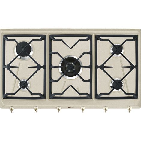 Smeg SRV896AVOGH2 Piano Cottura Avena Da Incasso Gas 5 Fornelli (1/3)