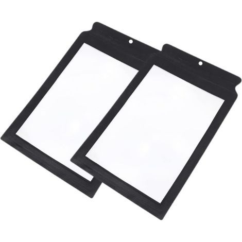 Pair Grande loupe 3X pleine page avec cadre et format carte pour lire des livres, des cartes, des journaux, des manuels d'instructions.