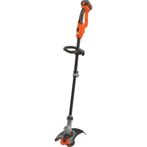 BLACK+DECKER - Cortadora de hilo inalámbrica 18V, ancho de corte 28 cm, 1 batería 4,0 Ah Li-Ion, cargador STC1840PC-QW (1/2)