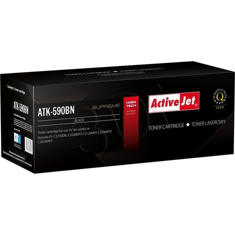 T贸ner ActiveJet para Kyocera TK-590K (nueva ATK-590BN)
