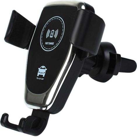 Support de téléphone de voiture avec chargeur sans fil à charge rapide, chargeur de voiture sans fil, support pour téléphone portable (1/5)