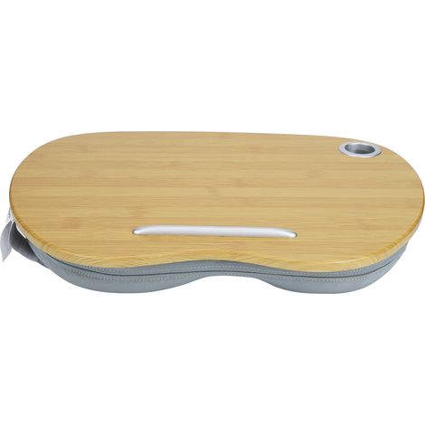 Multifunktionaler Laptop-Tisch, tragbarer Lern- und Schreibtisch, Betttisch, Heim- und Outdoor-Laptoptisch, Grau (1/5)