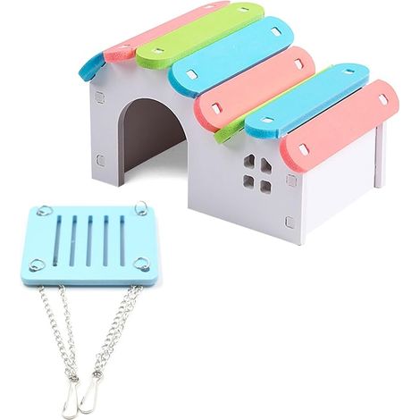 Hamster Swing Nest PVC Mini Mouse House (1/4)