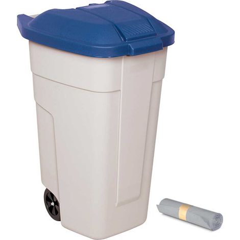 BRB 100 Liter Wertstoffsammler + 50 Müllsäcke (blau)