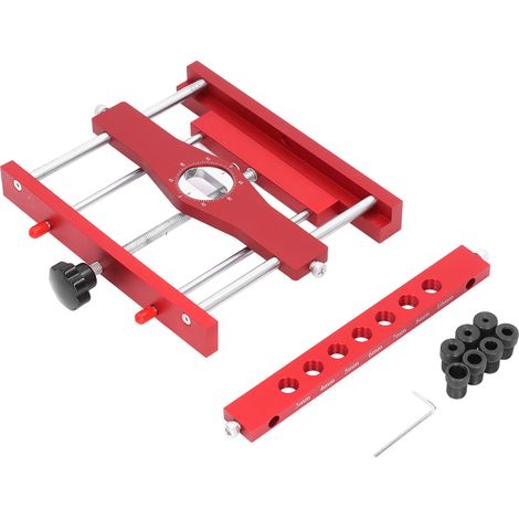 Kit de gabarit de positionnement pour perçage de trous de menuiserie, gabarit à came pour tourillons, guide universel 2 en 1