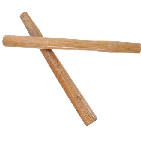 Poignée de Rechange pour Marteau en Bois Antidérapante 37cm, Manche de Marteau à Griffes Prise Sécurisée, Lot de 2 pour Jardinage et Aventure Extérieure (1/5)