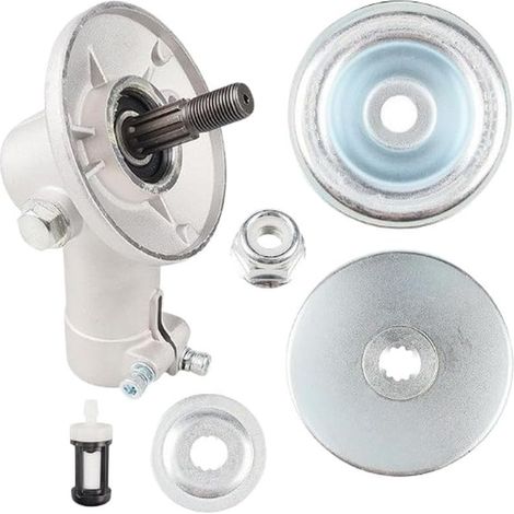 Ensemble Tête d'Engrenage 4144 640 0100 pour FS55 FS56 FS70 - Pièce de Rechange Métal avec à Huile pour Débroussailleuse Jardin (1/5)