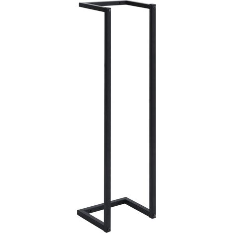 Towel Rack Black 25x20x95 cm Iron vidaXL (1/6)