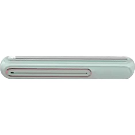 Distributeur magnétique rechargeable de film étirable avec coupe-film, distributeur de film étirable en aluminium, outil de cuisine vert (1/5)