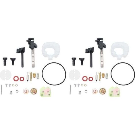 Kit de reconstruction de carburateur 2 ensembles de remplacement d'outil de réparation de carburateur pour moteur GX390 13HP (1/4)