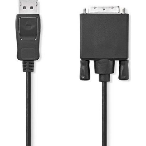Câble DisplayPort - Convertisseur DisplayPort vers DVI - 2 M - Noir - 1080p (1/2)