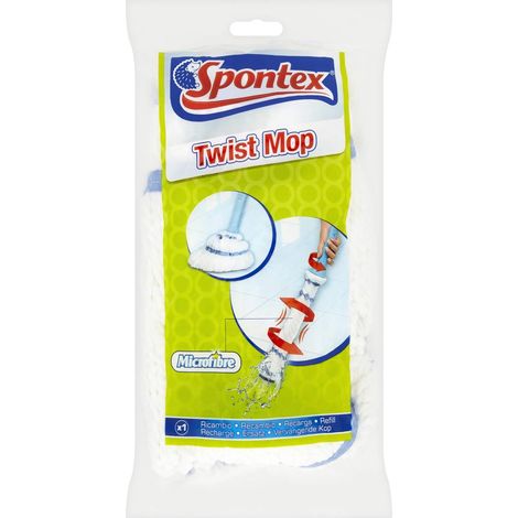 Recharge Twist Mop - Recharge franges microfibre pour balai à franges Twist Mop - 1 Recharge (1/5)