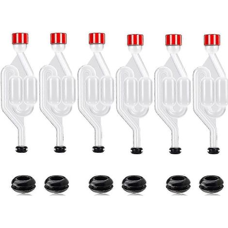 Le kit de verrouillage du gaz pour le brassage comprend 6 verrous de gaz en plastique et 12 anneaux de gaz. (1/5)