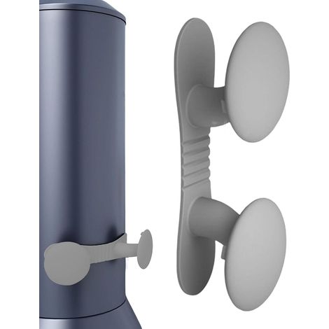 cable reel, adhesive cable holder, kitchen accessory for stand mixers, blenders, coffee makers, pressure cookers (grey)