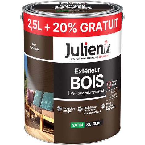 Außenfarbe Holz Mikroporös 2,5l +20% kostenlos - Julien