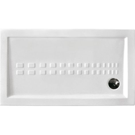 Piatto doccia 80x140 h.5,5 in ceramica bianco lucido Ito di (1/3)