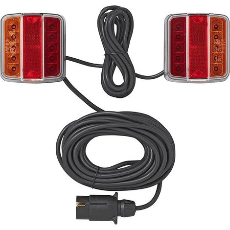 Luces remolque LED con imanes 7 5 2 5M cable