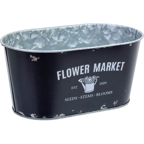 Cesto de metal negro 19,5x11,5x9  B16,5x8,5 (1/5)