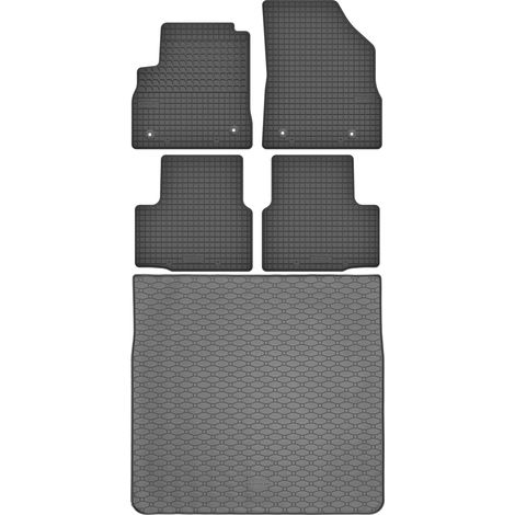 Juego de alfombrillas de goma para coche y alfombrilla para maletero para Opel Astra V K Kombi (2016-2021).