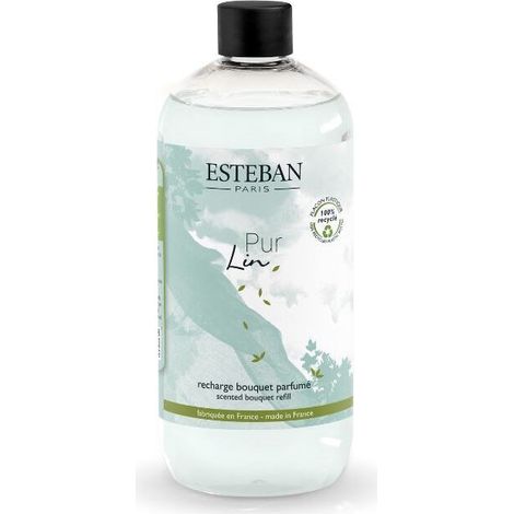 Esteban - Recharge bouquet parfumé 500ml pur lin (1/2)