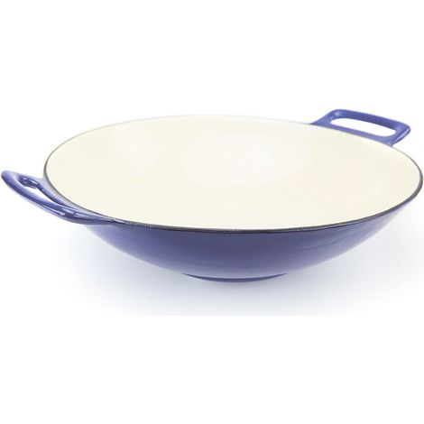 Wok en fonte de porcelaine Ø36 cm Broil King (1/3)