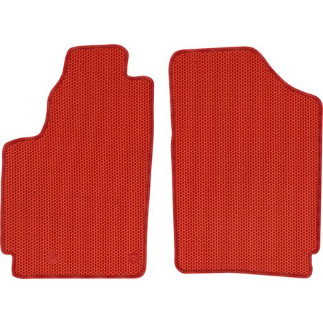 Berlingo I Zweisitzer (2005–2008). Spezielle Fußmatten – EVA HONEYCOMB RED. (1/5)