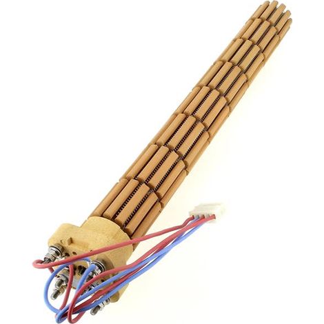 Résistance électrique 3000W D=47 tête carrée 060480 – Compatible chauffe-eau Atlantic, Thermor, Sauter – Pour chantiers humides – Equation