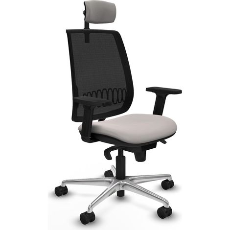 Chaise de bureau piqueras y crespo Alares blanc cuir synthétique (1/2)