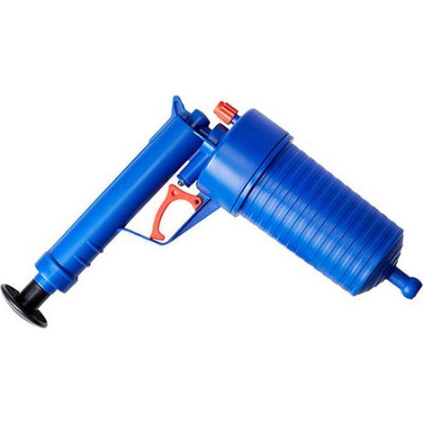 Déboucheur d'évier à air comprimé, débloqueur puissant pour toilettes et lavabo, adaptateurs inclus, nettoyage domestique, outil de canalisation sans produit chimique (1/5)