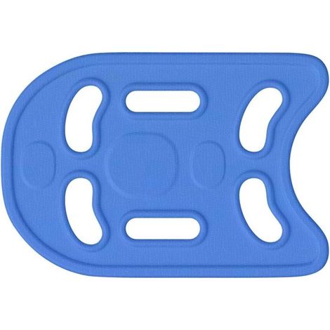 Tavola da nuoto - Tavola per allenamento di nuoto - Migliora le tue abilità natatorie - Design ergonomico, 6 fori - 41 x 28 cm - Blu (1/5)