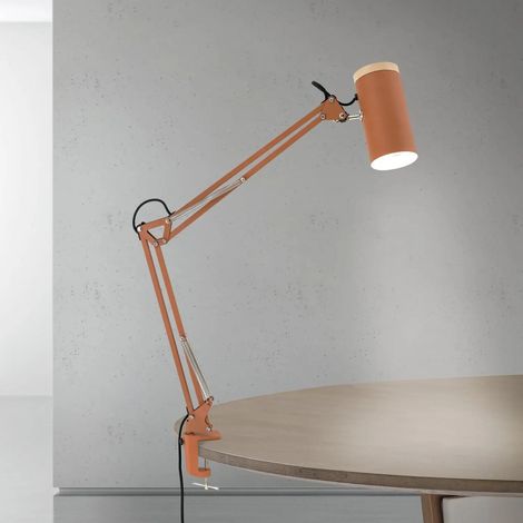[NEUWERTIG] B-Ware Orion Tischleuchte Schreibtischlampe Gili Klemme Stahl Höhenverstellbar Schalter