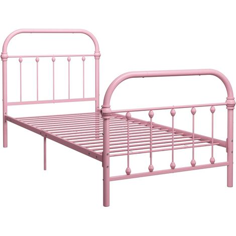 Maison Exclusive - Giroletto Rosa in Metallo 90x200 cm (1/5)