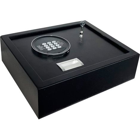 Coffre-fort à serrure électrique avec clé 31x38x11cm