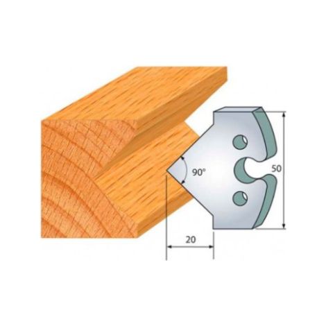 JEU DE 2 FERS PROFILES ACIER HT.50MM N°277