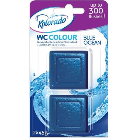 Colorant pour toilettes Colorado Seawater Cube 2 x 45G (1/3)