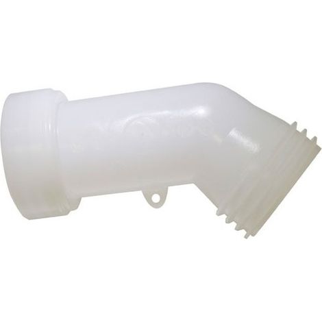 Rallonge coudée pour cuve 1000L Compatible cuves IBC 60mm Installation facile sans outils PVC 100% recyclable