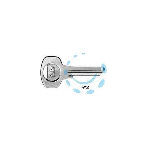 CHIAVE GREZZA YALE 1008 - 5 spine DX, mm.27,15 (01008000B084000)