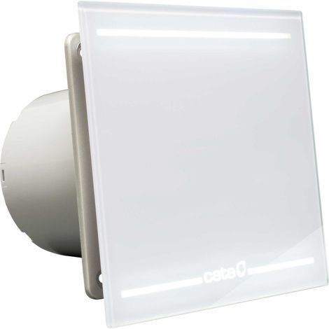 Extracteur salle de bain Cata E-100 GLT blanc 31 dB 12 W (1/5)