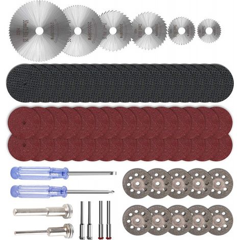 74-teiliges Standard-Profi-Trennscheiben-Set für Holz, Kunststoff und Keramik (Beutelverpackung) (1/5)
