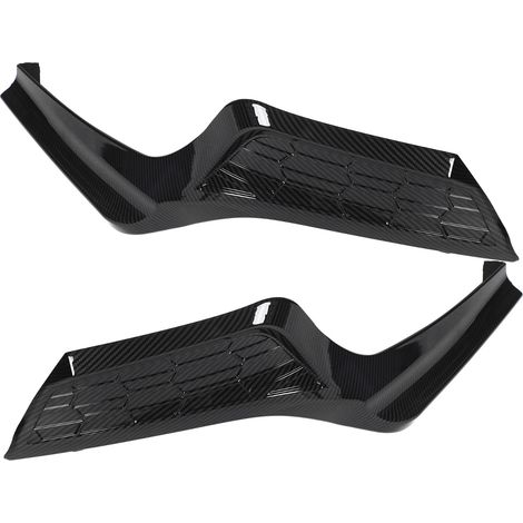 2-teiliges Set Heckstoßstangen-Eckabdeckungen links und rechts als Ersatz für Honda Civic 11. Generation (ab 2022) in Carbonfaser-Optik (1/5)