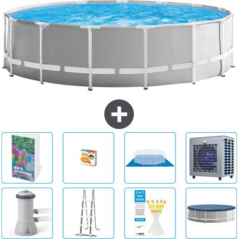Intex Piscine Prism Frame Ronde - 457x122 cm - 9-pièces  S535 (1/4)