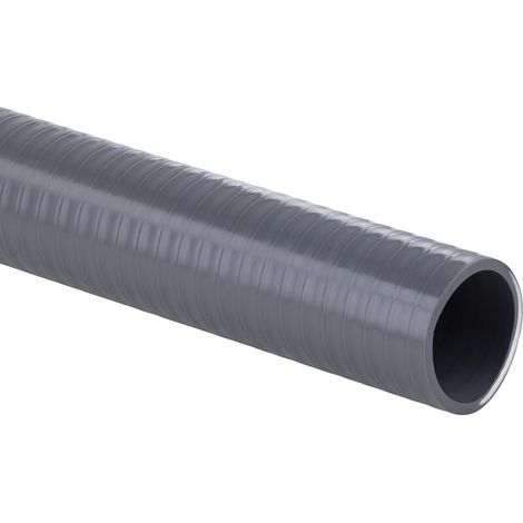 – Tube d'évacuation PVC souple Ø50 – Flexible pour raccordement courbe – Évacuation des eaux usées – Compatible chantiers humides (1/3)