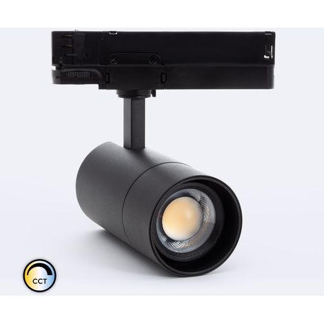 3-Phasenstromschiene LED-Strahler 20W Wild CCT Wählbar MultiWinkel 24-60º Special Schwarz