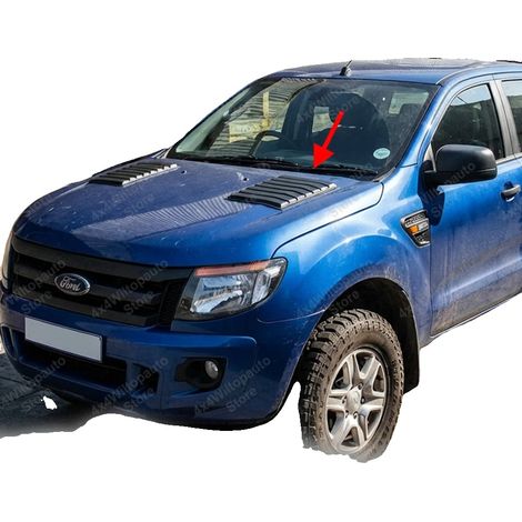 Capó con toma de aire, plástico ABS duradero, fácil instalación, FORD RANGER T6 T7 T8 (1/2)