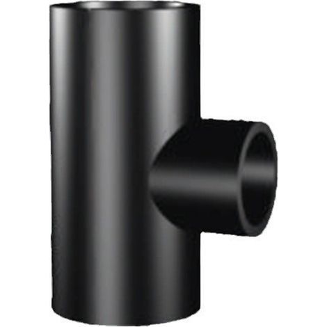 90°-T-Bogen – 0,7 mm Emaille – Mattschwarz – 150 mm Durchmesser – 1 Stück (1/5)