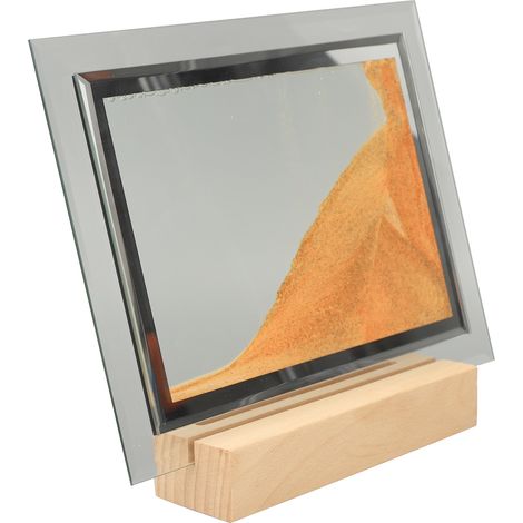 Veilleuse LED en verre avec peinture de sable 3D animée, pour bureau, chambre ou salon. Prise USB 5V. (1/5)
