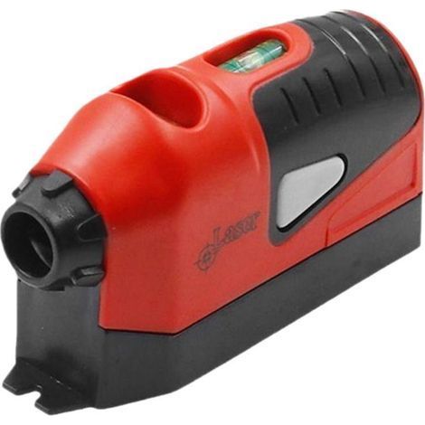 Laser-Nivelliergerät, horizontale und vertikale Wasserwaage – Multifunktionales Messinstrument mit Doppellibelle, orange und schwarz (1/5)