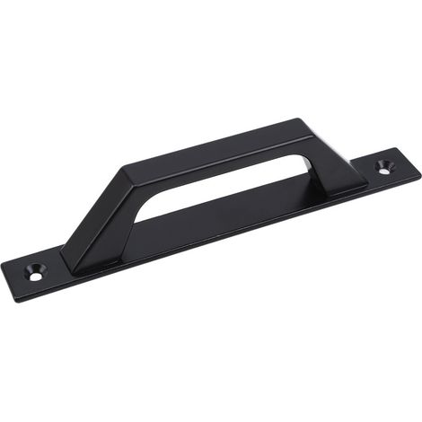 Poignée en bois 20cm de traction de porte de porte de grange de poignée de porte de porte coulissante en acier au carbone (1/5)