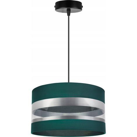 ELEGANTE DECKENHÄNGELAMPE, CHROM, LED-LAMPENSCHIRM