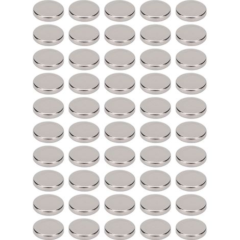 Lot de 50 aimants néodyme ronds multifonctions puissants, disques magnétiques mini pour créations artistiques (1/5)